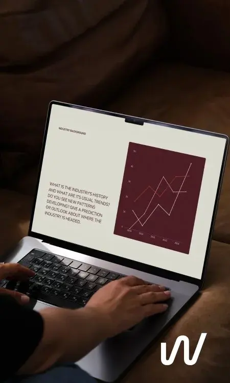Laptop showing financial charts