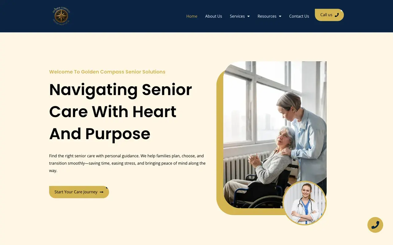 GC Senior Solutions homepage