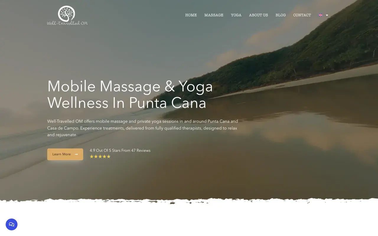 Well Travelled homepage