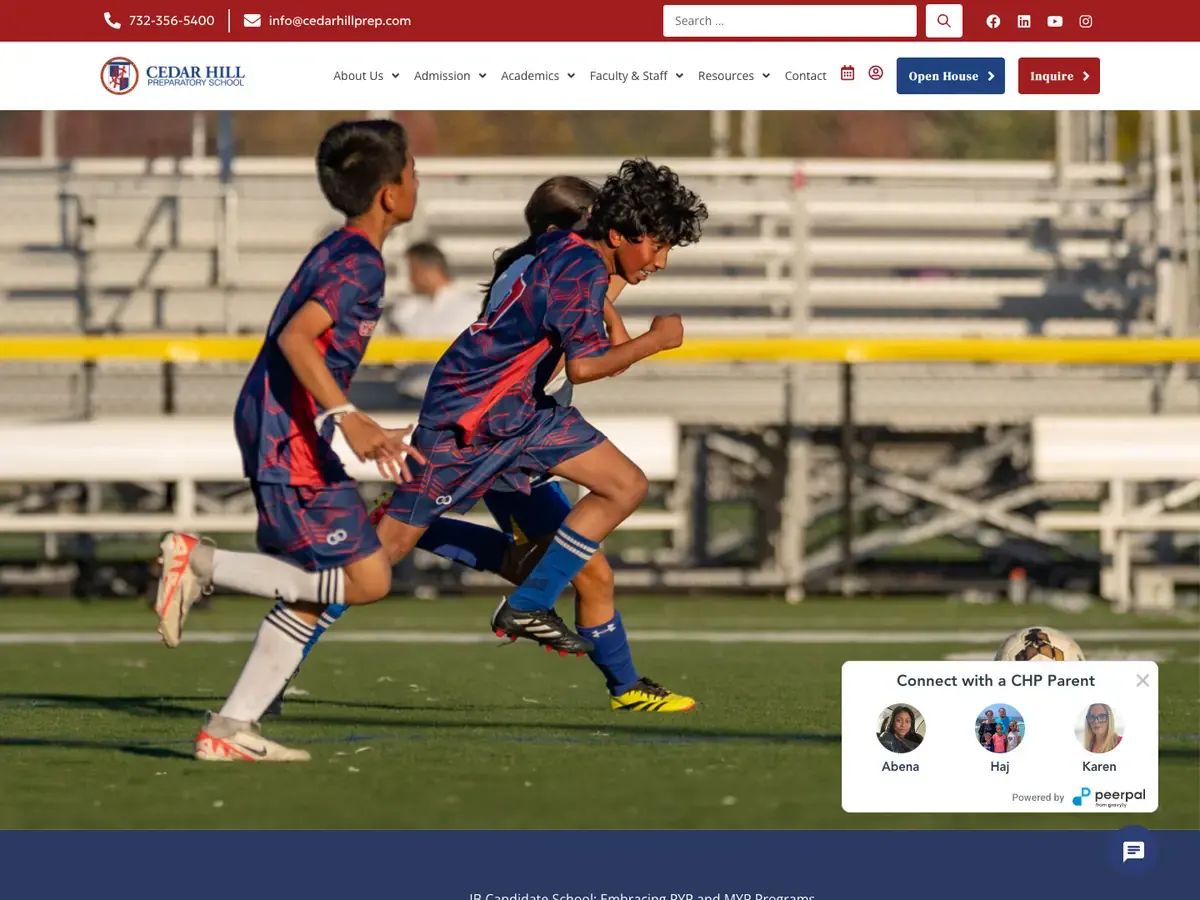 Cedar Hill Prep homepage