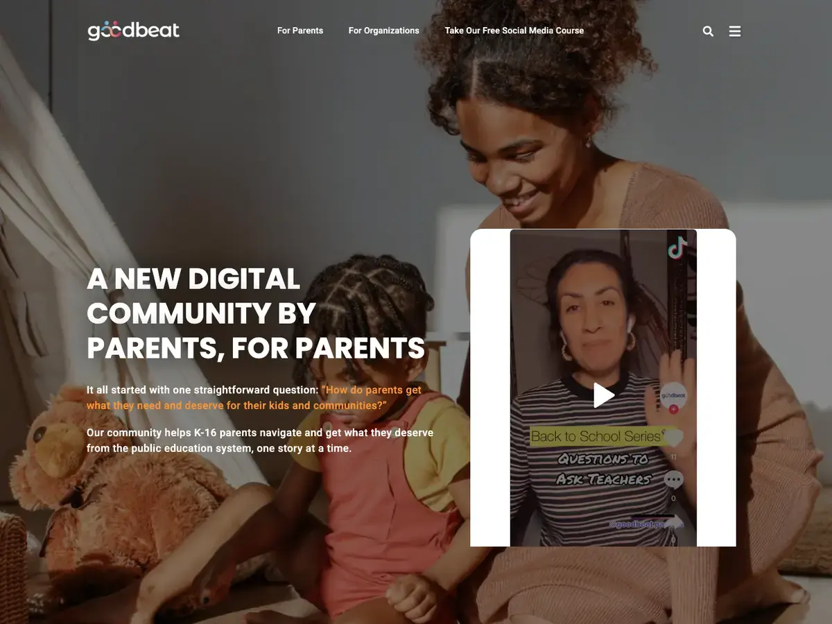 Goodbeat homepage
