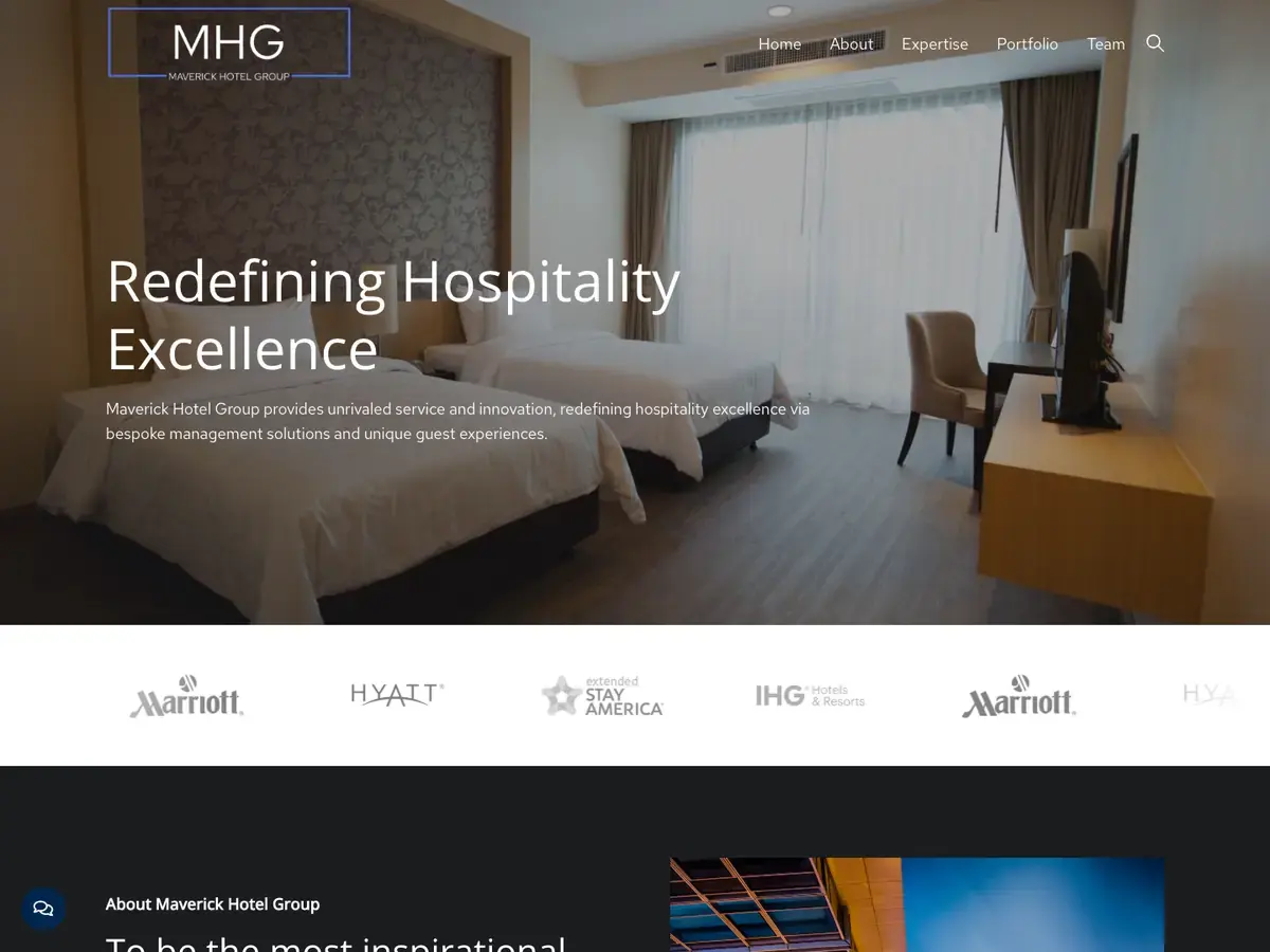 Maverick Hotel Group homepage