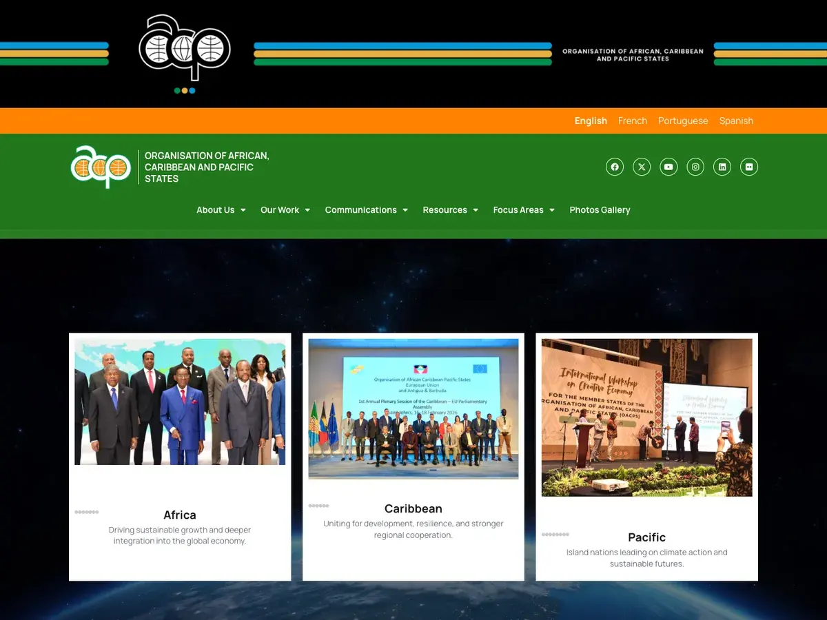 OACPS homepage