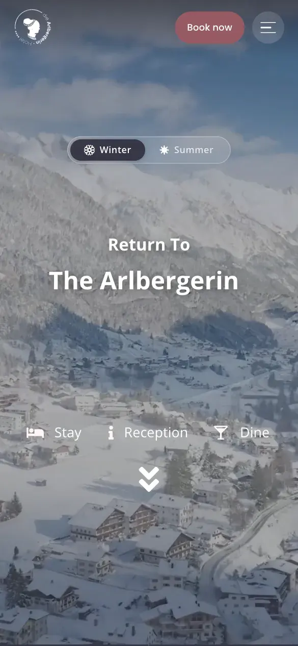 Die Arlbergerin on a phone