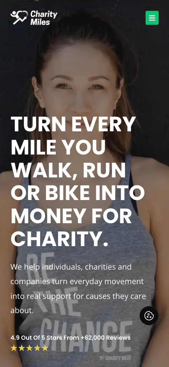 Charity Miles on a phone