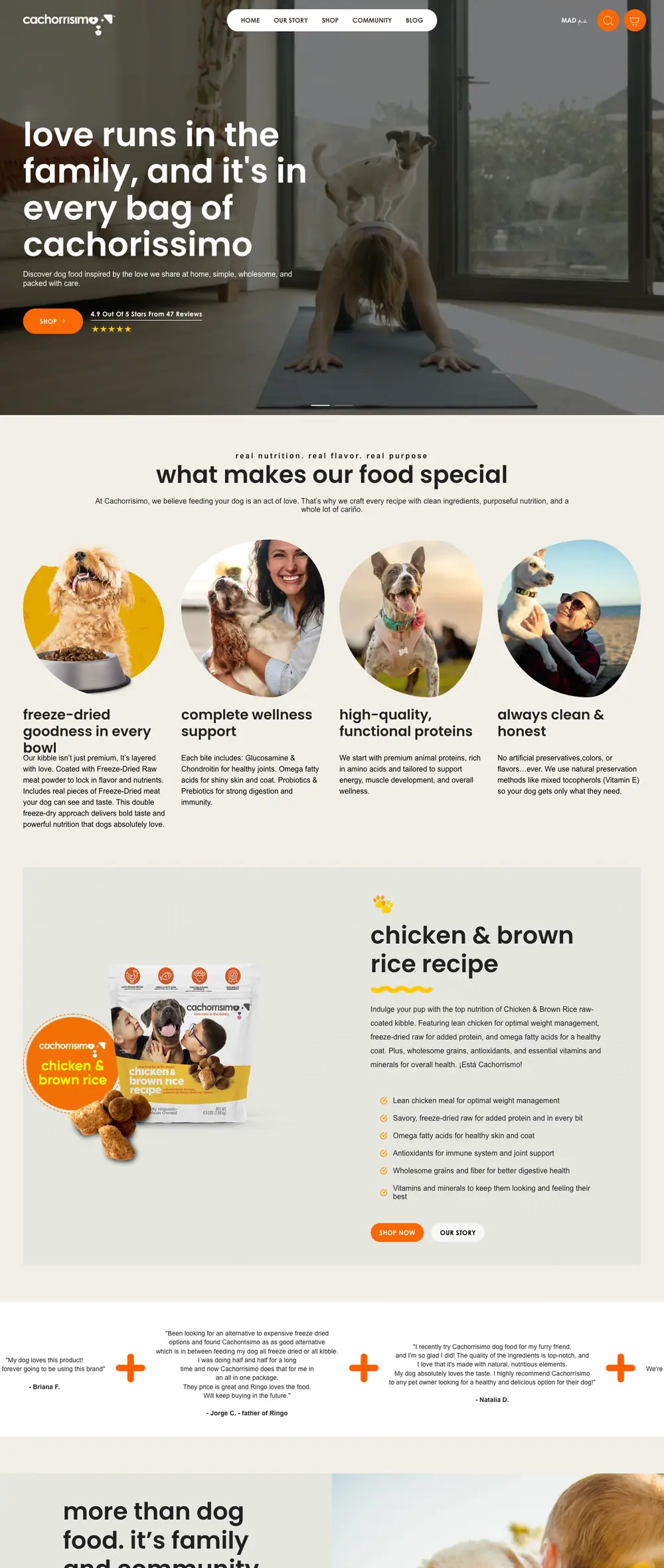 Cachorrisimo homepage, full page