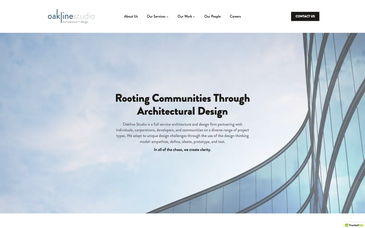 Oakline Studio homepage