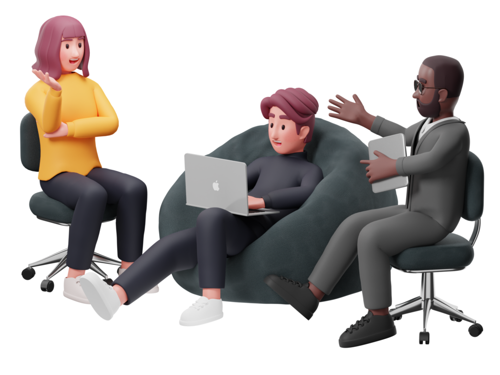 business team doing discussion