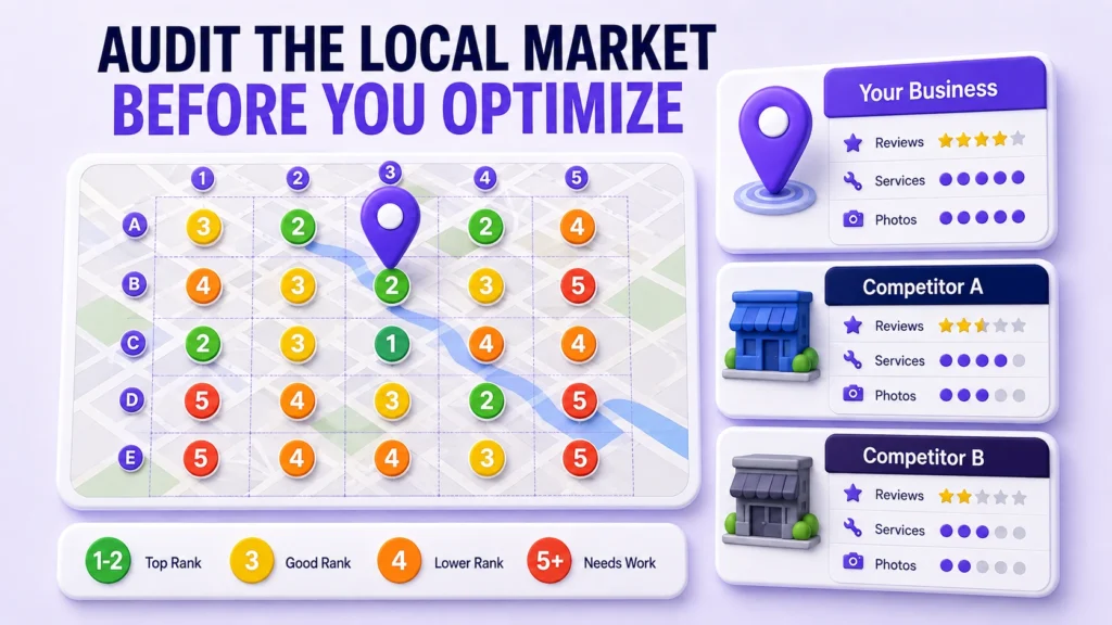 Local SEO for Plumbers: Win Google Maps and More Calls 2 local rank grid market audit
