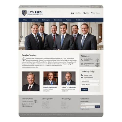 law firm website redesign 2 Website redesign Experts 2015 law firm design