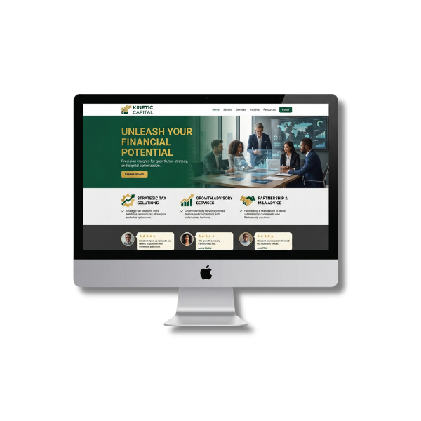 Accountant Website Example 2 1