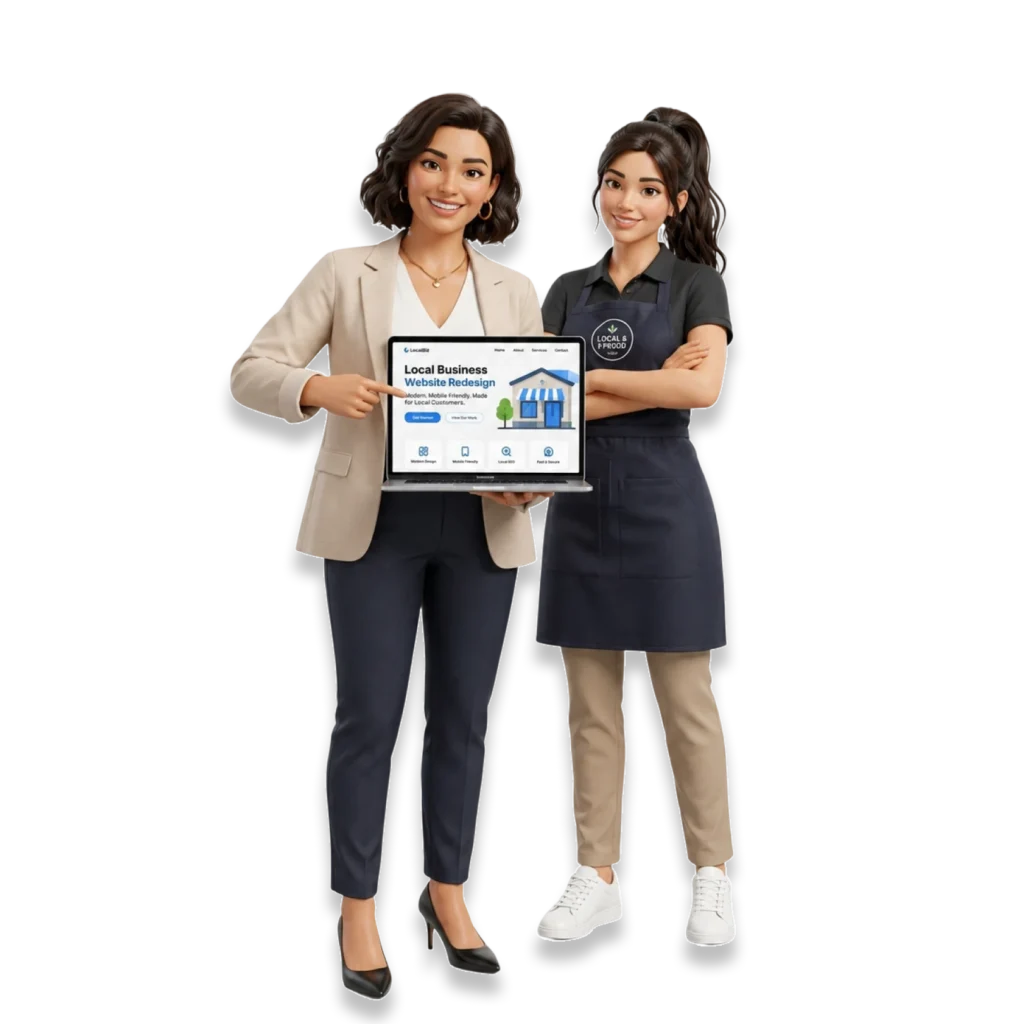 local business website redesign