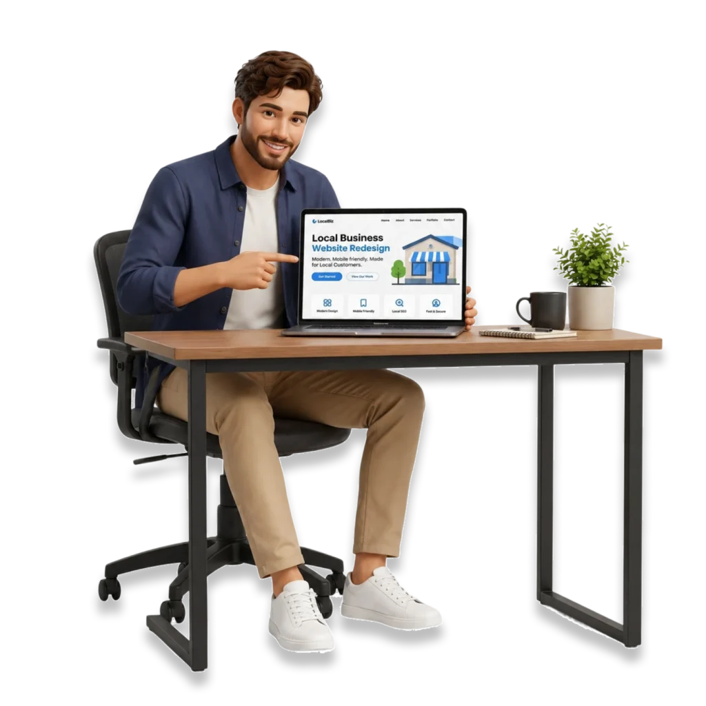 local business website redesign by webtec