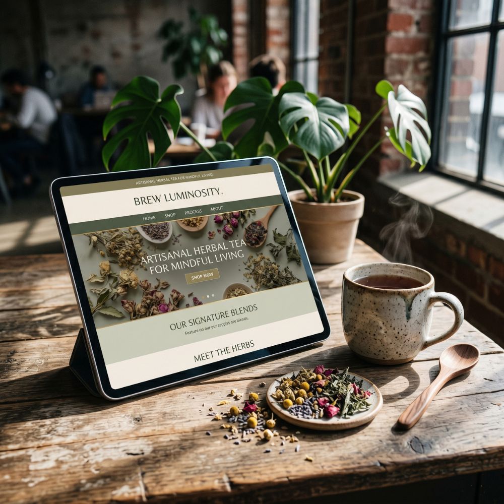 Brew Beverage Website Concept by Webtec