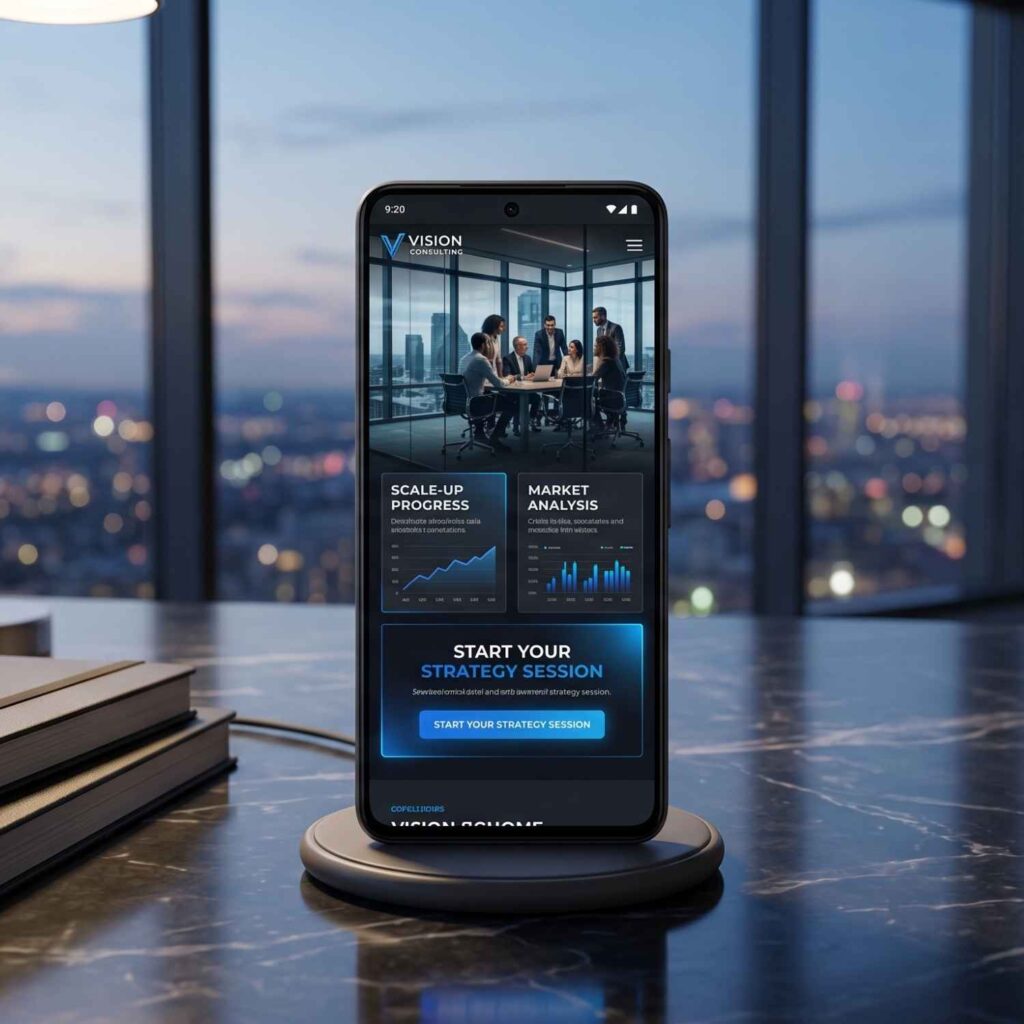 Coaching business website redesign