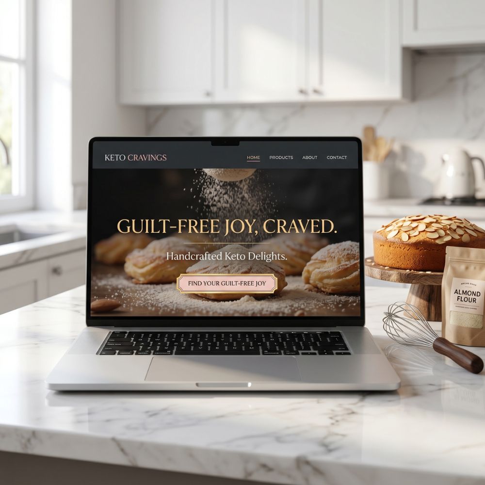 Guilt Free Joy Craved Website Redesign