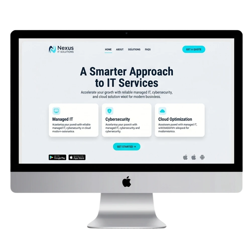 IT services website redesign webtec 2
