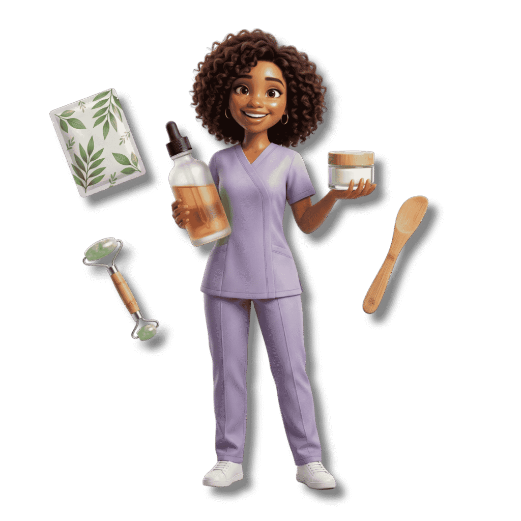 Lash and brow Website Redesign Character