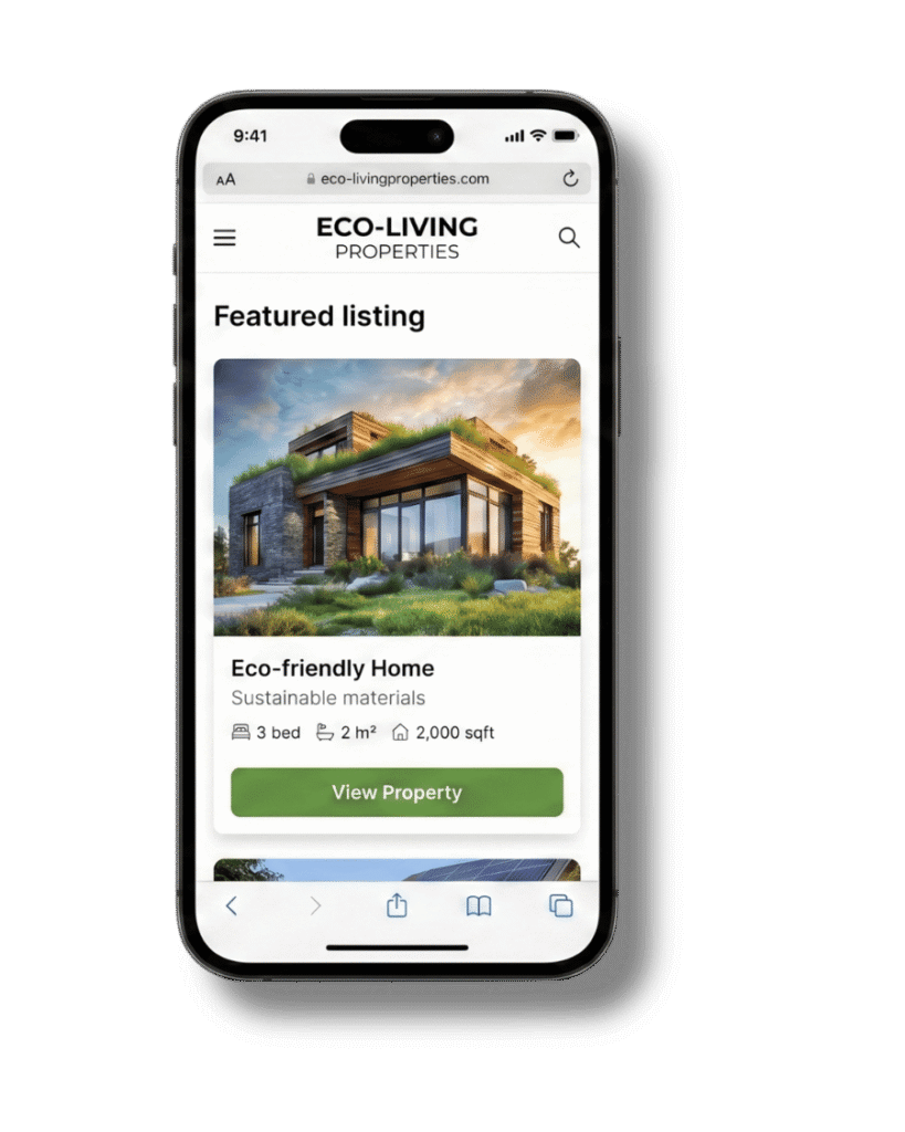 Listing Mockup Webtec Agency
