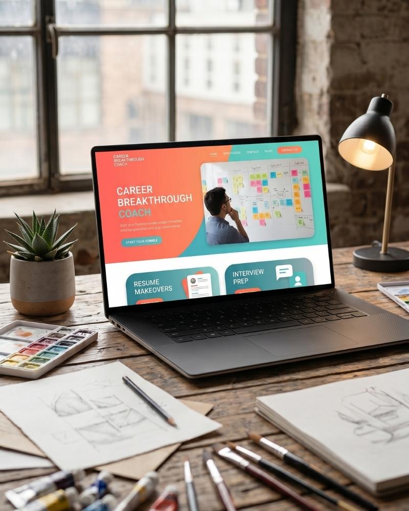 Website Redesign For Coashing Business