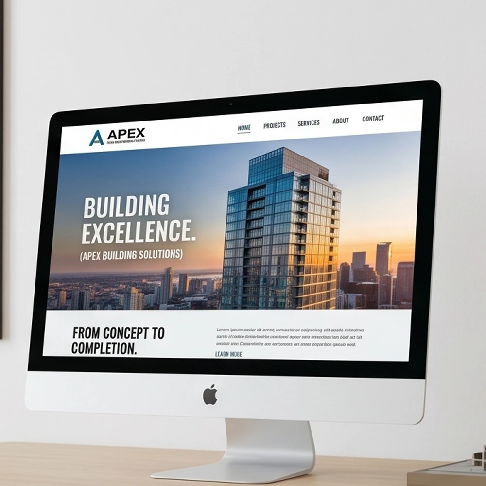 construction company website redesign by trywebtec com 3