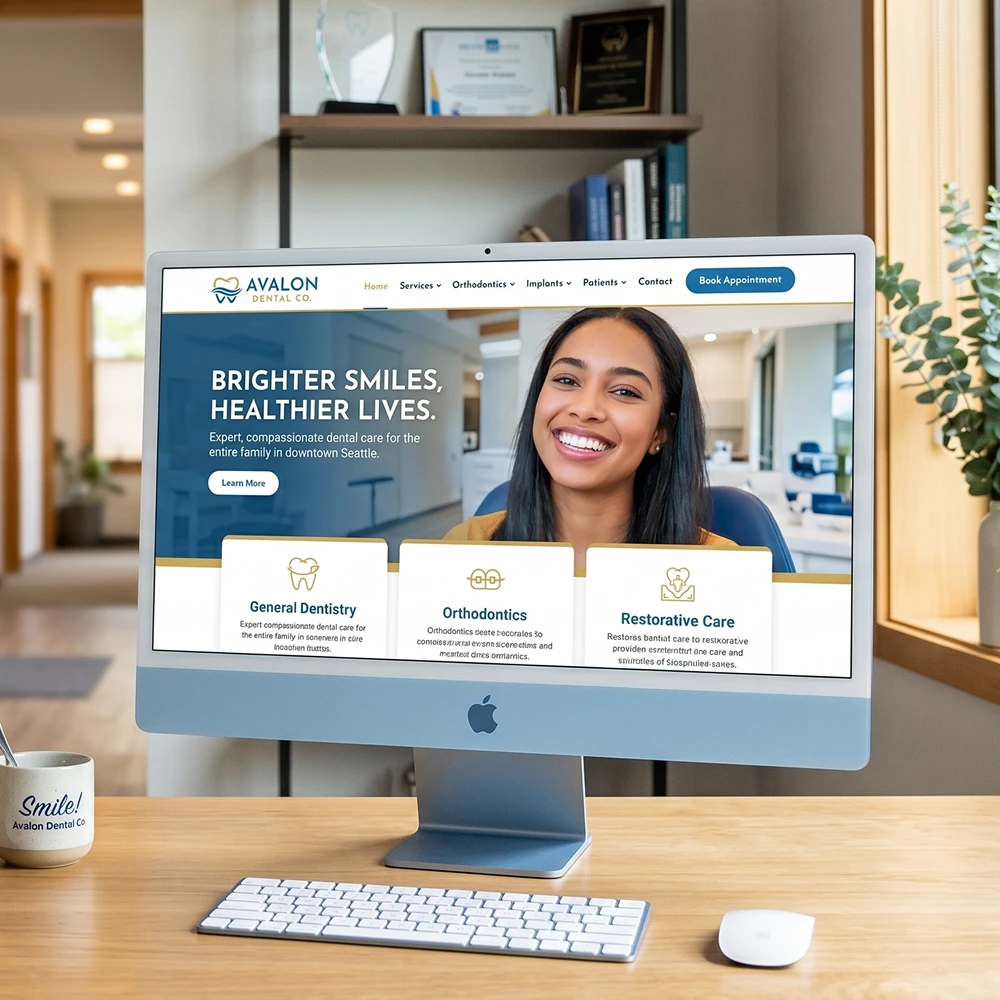dental practice website redesign 2