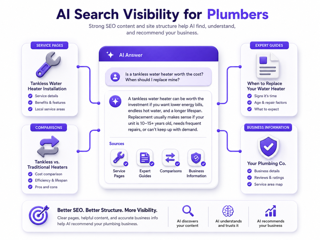 SEO for Plumbers: How Google's 2025 AI Revolution Changes Everything 5 ai search visibility for plumbers