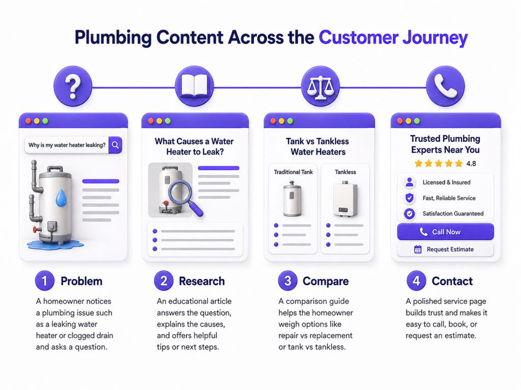 SEO for Plumbers: How Google's 2025 AI Revolution Changes Everything 4 Plumbing Content Across the Customer Journey
